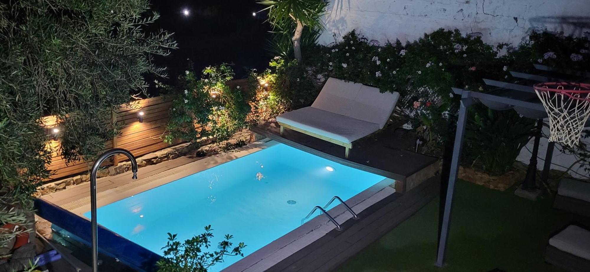 Casa Agustin Pool 27 ºc Villa Fátaga Buitenkant foto