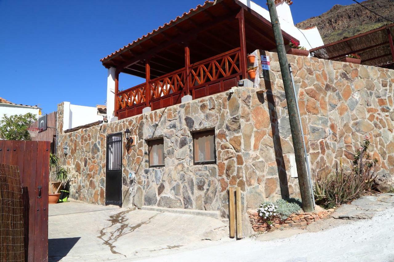 Casa Agustin Pool 27 ºc Villa Fátaga Buitenkant foto
